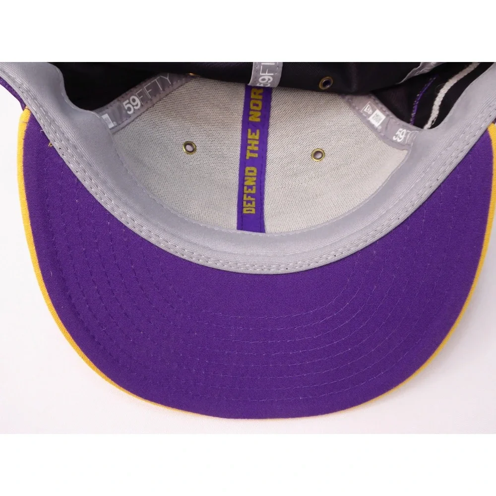 NWT New Era 59 Fifty NFL On Field Minnesota Vikings Sample Fitted Hat Cap 7 1/2